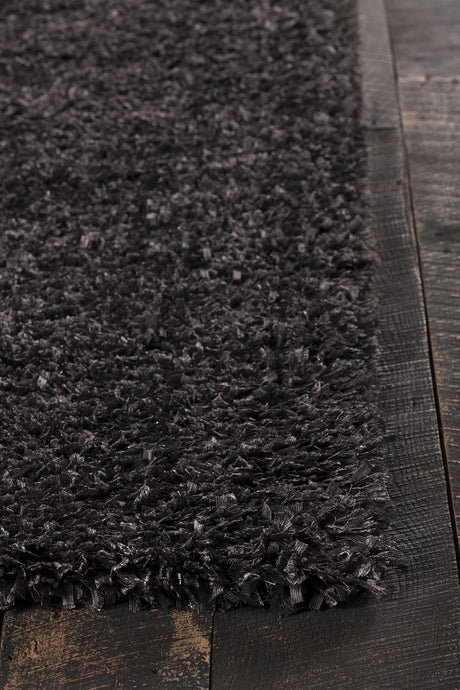 Chandra Bolero BOL-51304 Black rug, corner detail