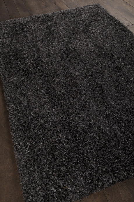 Chandra Bolero BOL-51304 Black rug, angled side view