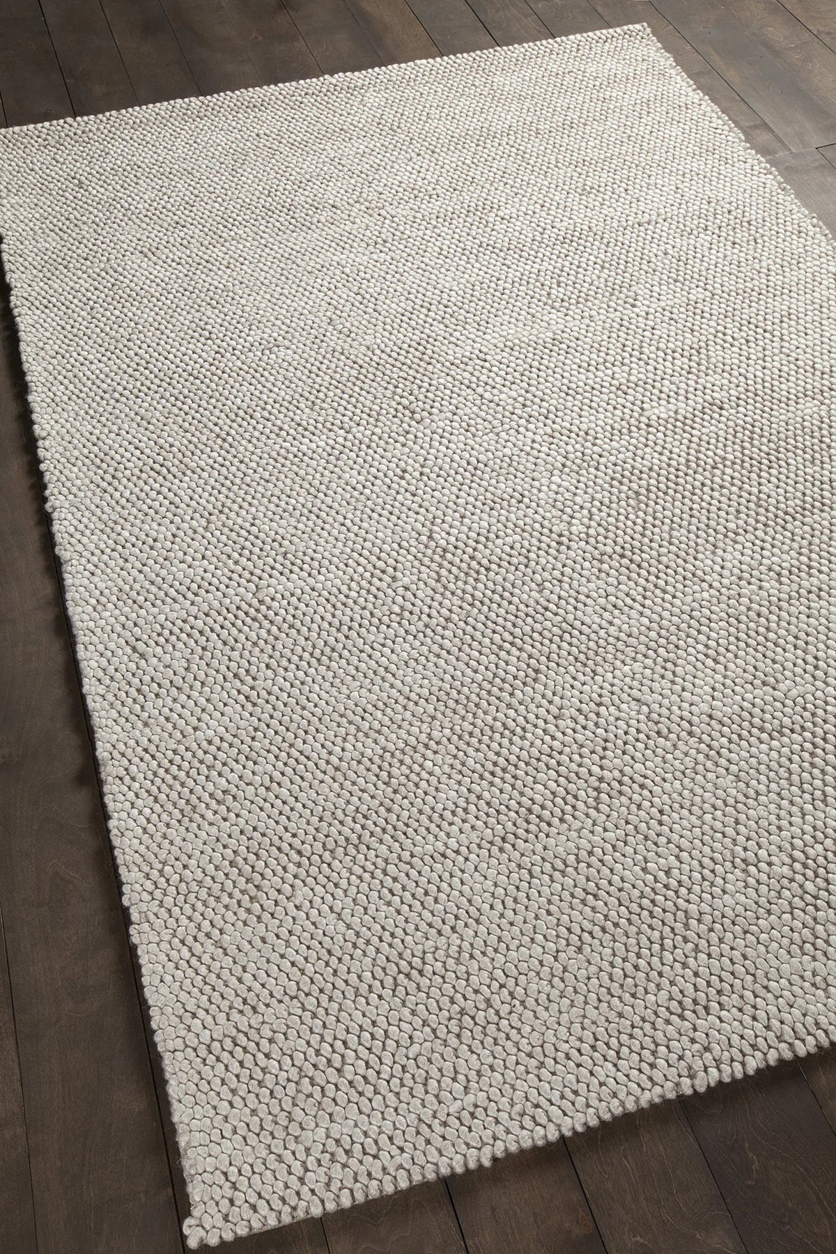 Chandra Burton BUR-34901 Beige rug, angled side view
