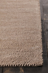 Chandra Burton BUR-34902 Tan rug, corner detail