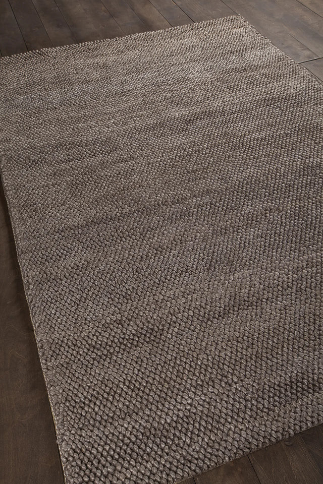 Chandra Burton BUR-34903 Taupe rug, angled side view
