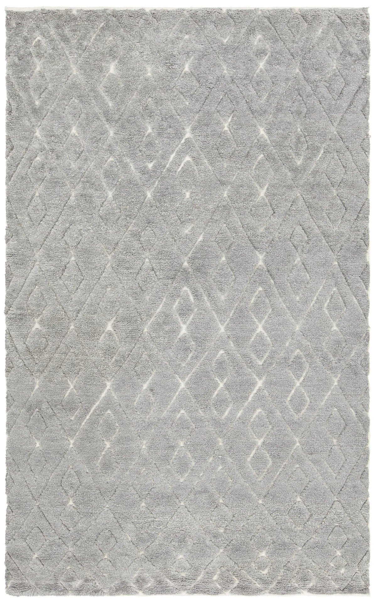 Chandra Catalina CAT-45100 Silver rug, flat view