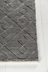 Chandra Catalina CAT-45101 Grey rug, corner detail