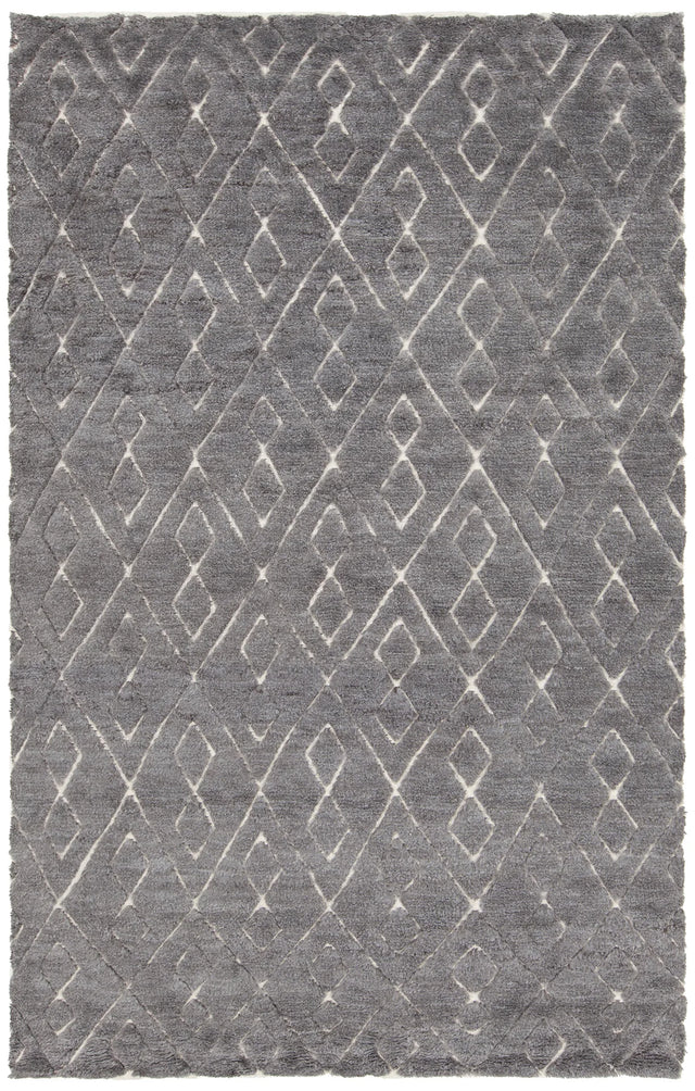 Chandra Catalina CAT-45101 Grey rug, flat view