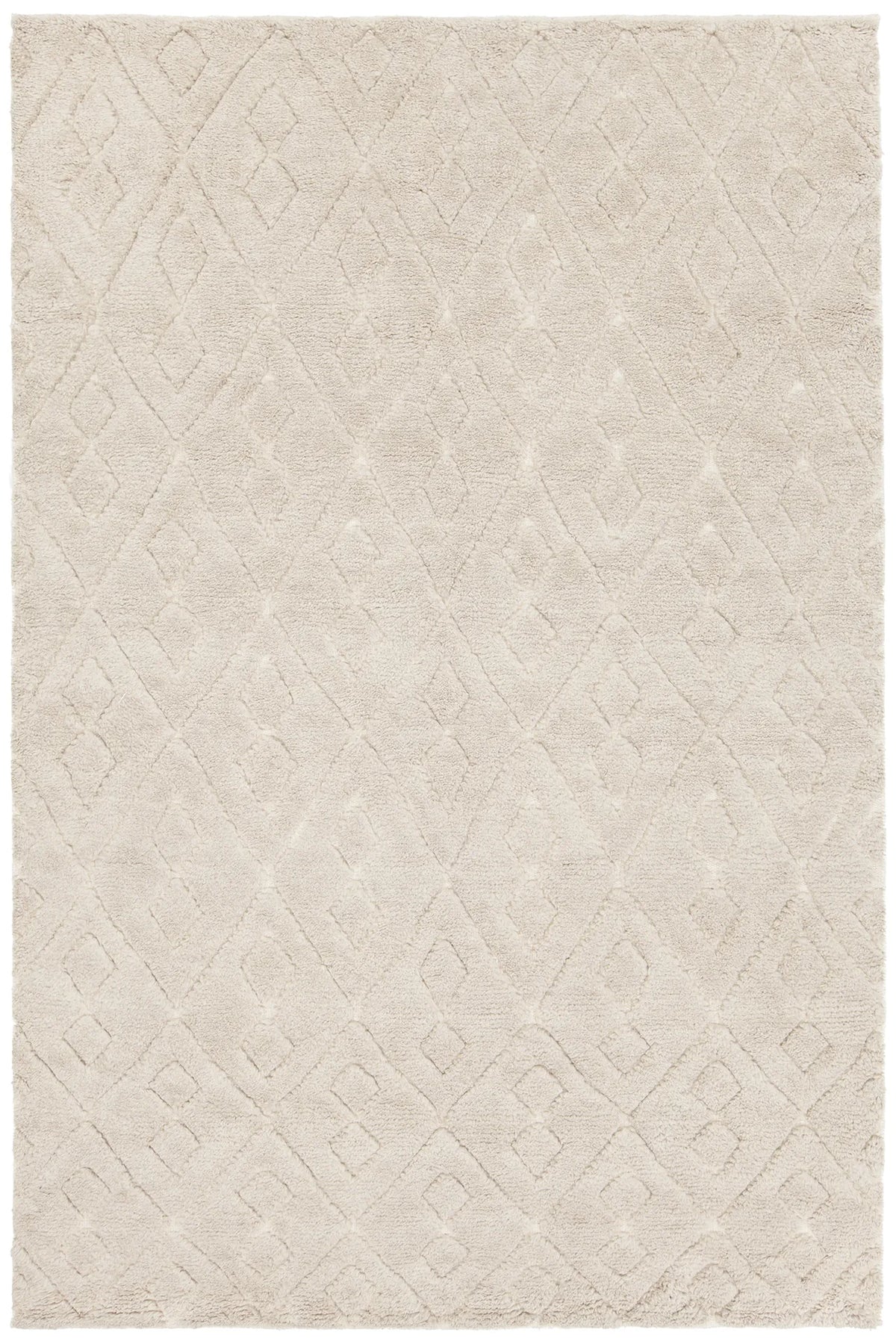 Chandra Catalina CAT-45102 Beige rug, flat view