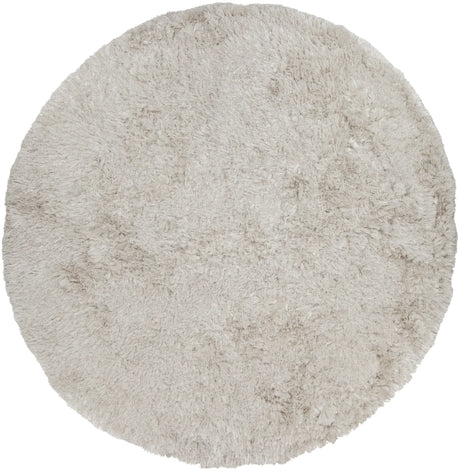 Chandra Celecot CEL-4700 Off White round rug, flat view