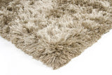 Chandra Celecot CEL-4701 Taupe rug, corner detail