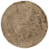 Chandra Celecot CEL-4702 Green round rug, flat view
