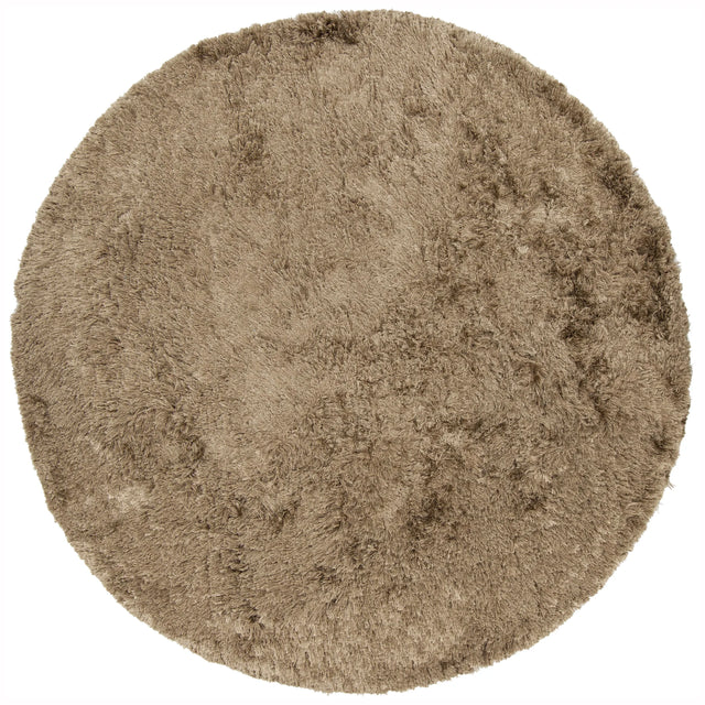 Chandra Celecot CEL-4702 Green round rug, flat view