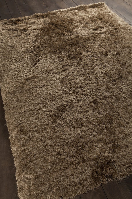 Chandra Celecot CEL-4702 Green rug, angled side view