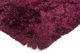 Chandra Celecot CEL-4704 Plum rug, corner detail