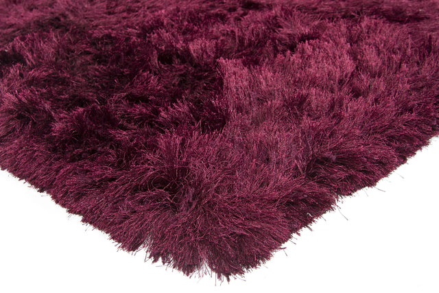 Chandra Celecot CEL-4704 Plum rug, corner detail