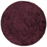 Chandra Celecot CEL-4704 Plum round rug, flat view