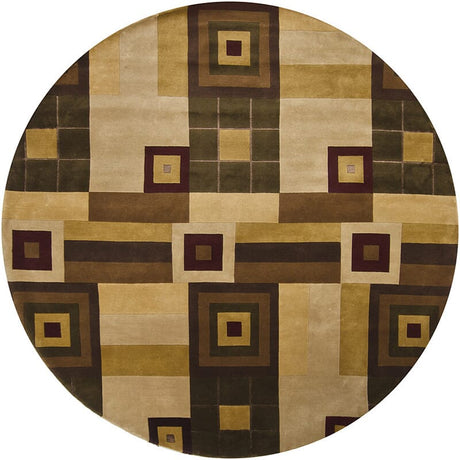 Chandra Aadi Aad1305 Gold / Brown / Green / Tan Rugs - Chandra - aad1305 - 79rd