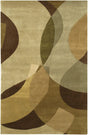 Chandra Aadi Aad1315 Green / Brown / Tan / Gold Rugs - Chandra - aad1315 - 79106