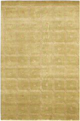 Chandra Aadi Aad1323 Green / Brown Rugs.