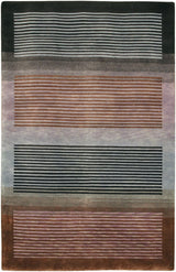 Chandra Aadi Aad1337 Black / Lavender / Grey / Purple Rugs.