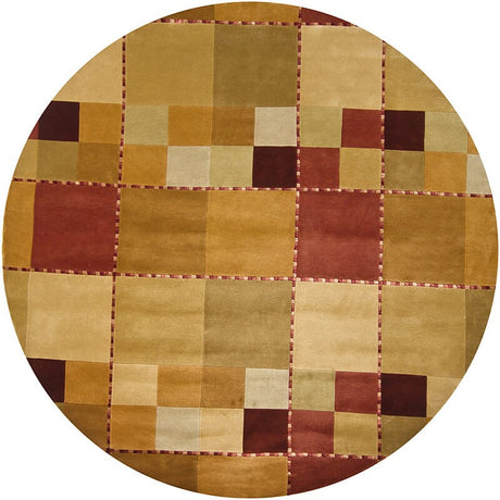 Chandra Aadi Aad1349 Gold / Mocha / Green / Burgundy / Tan Rugs - Chandra - aad1349 - 79rd