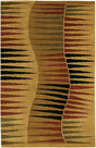 Chandra Aadi Aad1402 Black / Green / Brown / Tan / Gold Rugs.