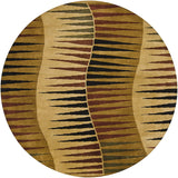 Chandra Aadi Aad1402 Black / Green / Brown / Tan / Gold Rugs.