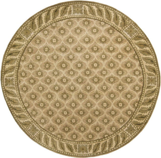 Chandra Aadi Aad1412 Green / Tan / Gold / Beige / Light Brown Rugs.