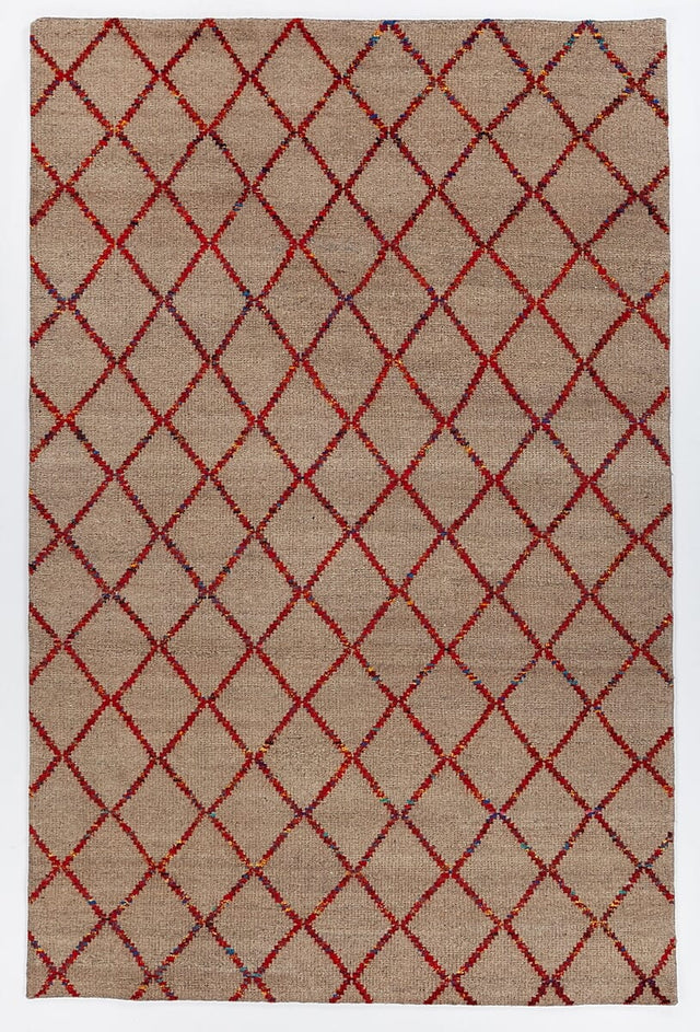 Chandra Aarushi Aar - 44002 Beige / Red Rugs - Chandra - aar44002 - 576