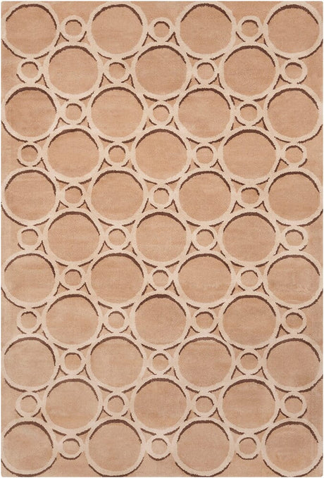 Chandra Allie All129 Tan / Beige Rugs.