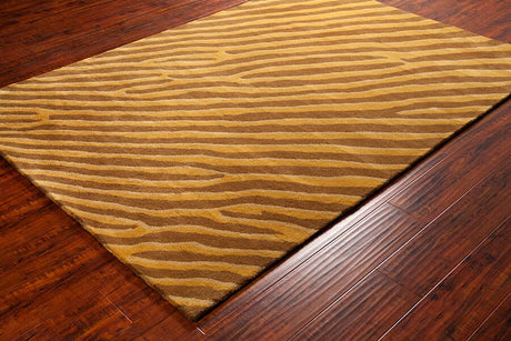 Chandra Allie All140 Gold / Brown Rugs.