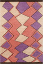 Chandra Allie All151 Purple / Beige / Pink Rugs.