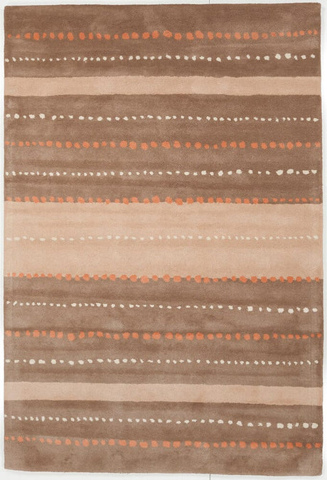 Chandra Allie All152 Brown / Tan / Orange Rugs.