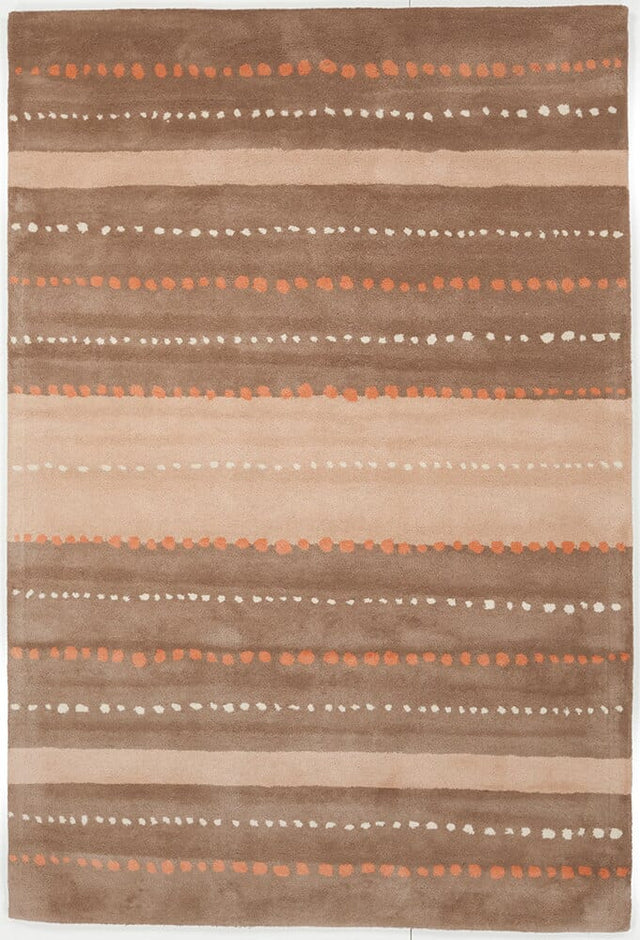 Chandra Allie All152 Brown / Tan / Orange Rugs.