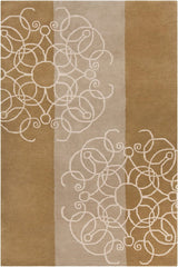 Chandra Allie All161 Tan / Cream Rugs.