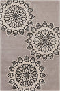 Chandra Allie All19 Taupe / Beige / Black Rugs.