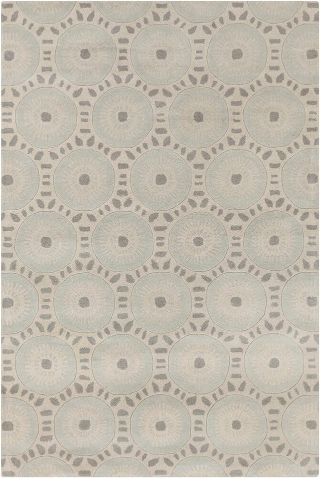 Chandra Allie All195 Cream / Grey Rugs.