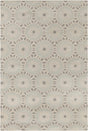 Chandra Allie All195 Cream / Grey Rugs.