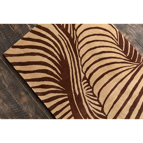 Chandra Allie All202 Tan / Brown Rugs.