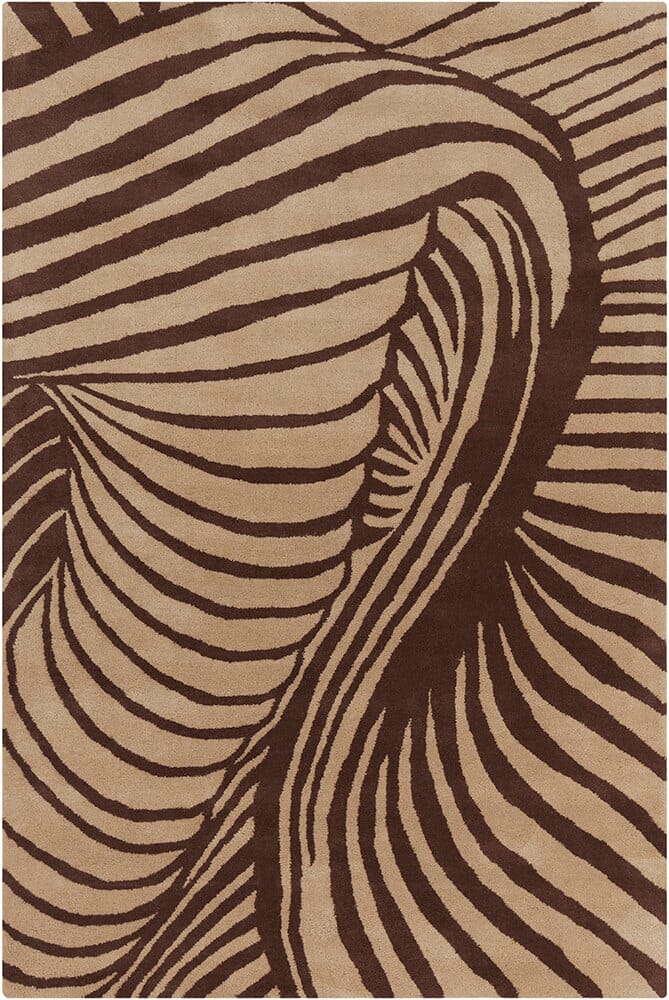 Chandra Allie All202 Tan / Brown Rugs.