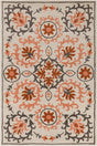 Chandra Allie All225 Cream / Peach / Grey / Rust Rugs.