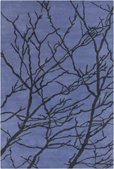 Chandra Allie All229 Blue / Black Rugs.