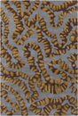 Chandra Allie All233 Grey / Gold / Brown Rugs.