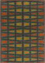 Chandra Allie All306 Brown / Yellow / Orange / Blue Rugs.