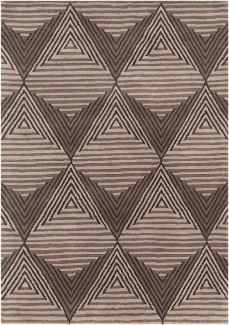 Chandra Allie All307 Brown / Tan / Cream Rugs.