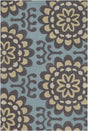 Chandra Amy Butler Amy13200 Blue / Yellow / Cream / Charcoal Rugs.