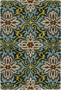 Chandra Amy Butler Amy13202 Multi / Cream / Green / Grey Rugs.