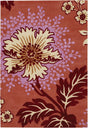 Chandra Amy Butler Amy13208 Crimson / Lavender / Cream Rugs.