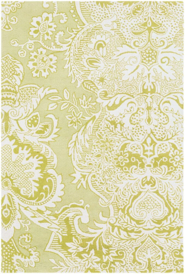 Chandra Amy Butler Amy13227 Green / Off White Rugs.