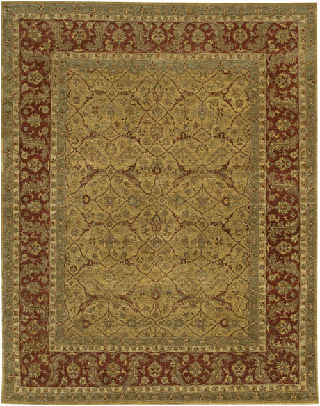 Chandra Angora Ang1402 Brown / Tan / Gold / Beige / Dusty Red / Green Rugs - Chandra - ang1402 - 23