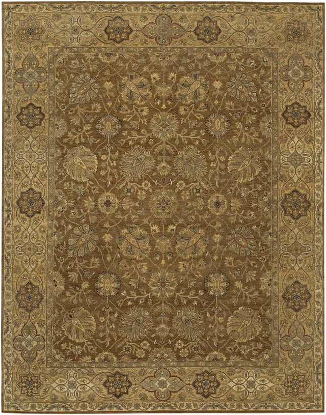 Chandra Angora Ang1403 Brown / Tan / Gold / Beige / Black Rugs.