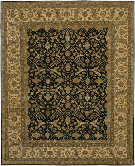 Chandra Angora Ang1410 Black / Brown / Tan / Gold / Beige Rugs.