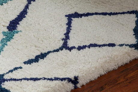 Chandra Arcon Arc33700 Cream / Red / Blue / Black Rugs.